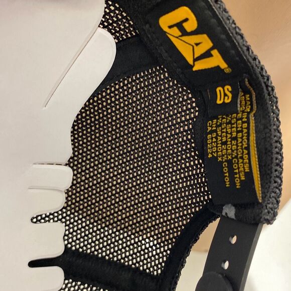 Caterpillar CAT Men's Flexfit Embroidered Mesh Back Trademark Trucker Cap NWT - Picture 7 of 9